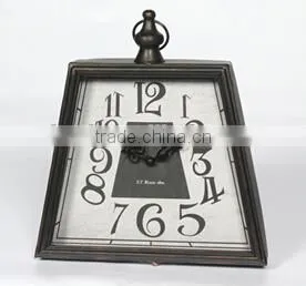 decorative wrought iron wall clock