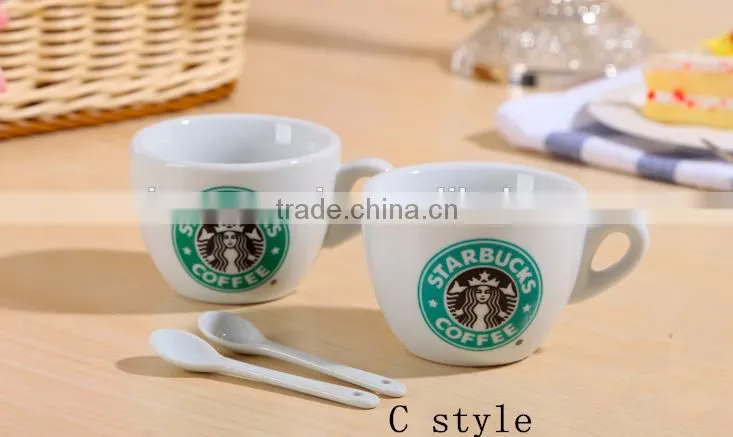 OEM custom logo ceramic cup/ceramic coffee cup ceramic mug cup 310ml