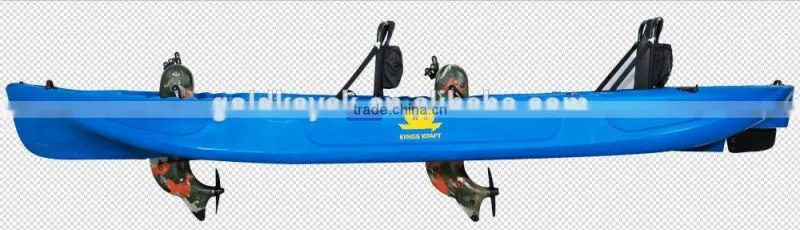 pedal drive kayak two seat fast speed freely control patent in all of the world