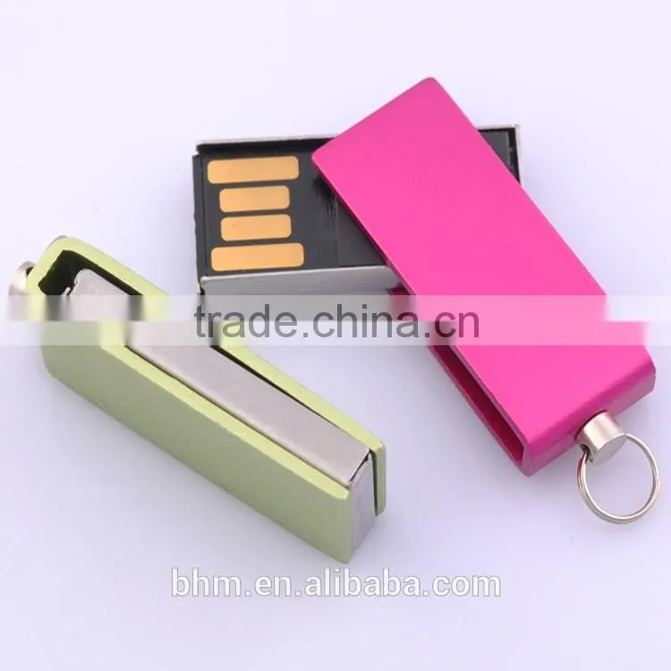 New products mini usb disk usb memory stick, swivel usb flash drive with logo custom