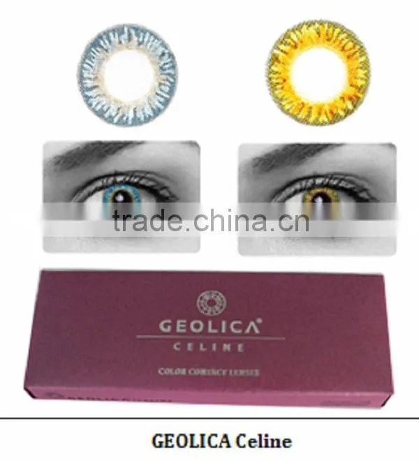 Newly GEOLICA Celine cosmetic contact lens made in korea by GEO Medical