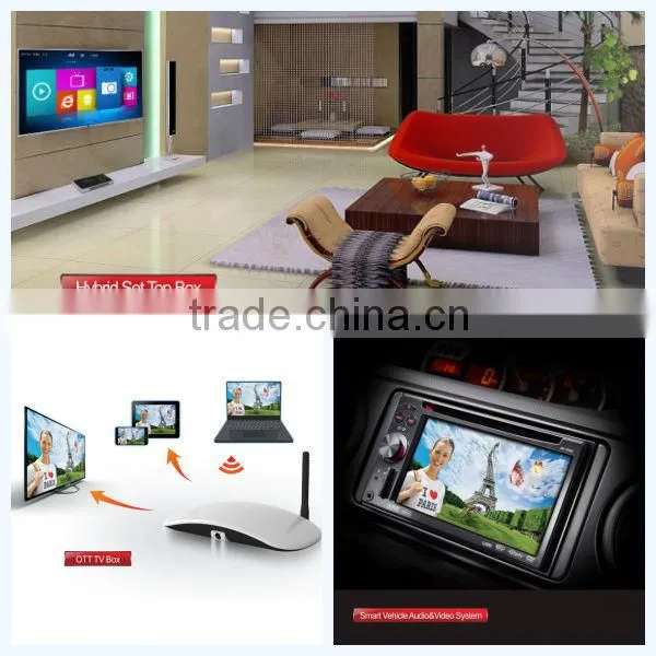 OEM/ODM manufacturer 2013 popular support xbmc airplay dlna Android dvb-t iptv set top box