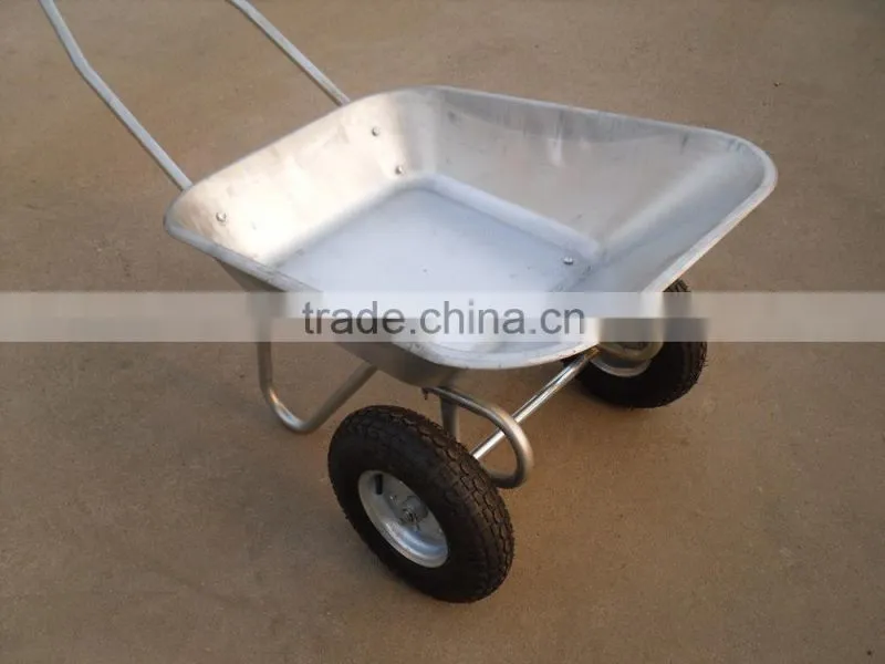 WB6211, hot selling in Russia and Europe garden two wheel wheelbarrow on Sale now"