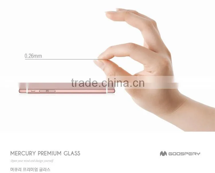 Ultra-thin 0.26mm 9H 2.5D Mercury Goospery Premium Tempered Glass Screen Protector For iphone 6 6s