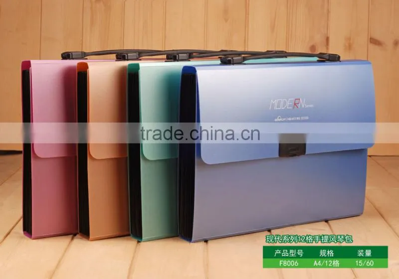 Paper filing expanding file folder accordion file folder