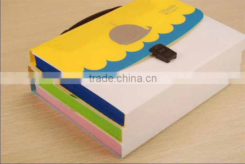Paper filing expanding file folder vertical expanding file