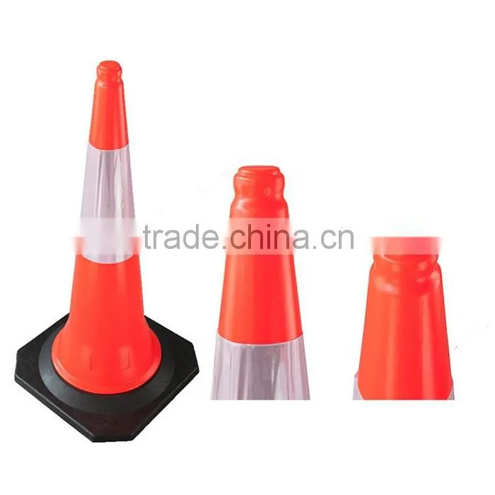 Eco-friendly reclaimed material road barrier traffic cone