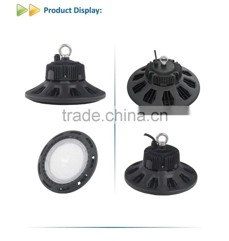 2016 90 degree factory direct sale UFO led high bay light 80w IP65 LED high bay light