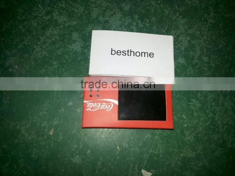 Factory direct supply 4.3" video card resolution 480x272 ,flash memory standard 128MB,Built-in 500MAH lithium battery