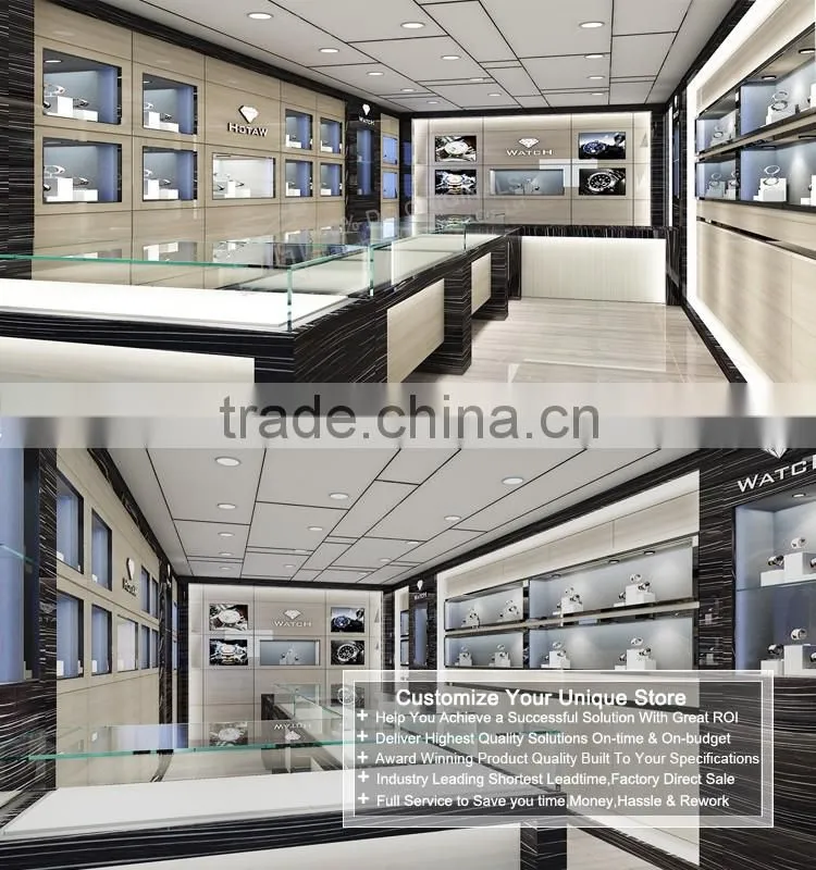 Customized Store Fixture Luxury watch Display Monitor Stand