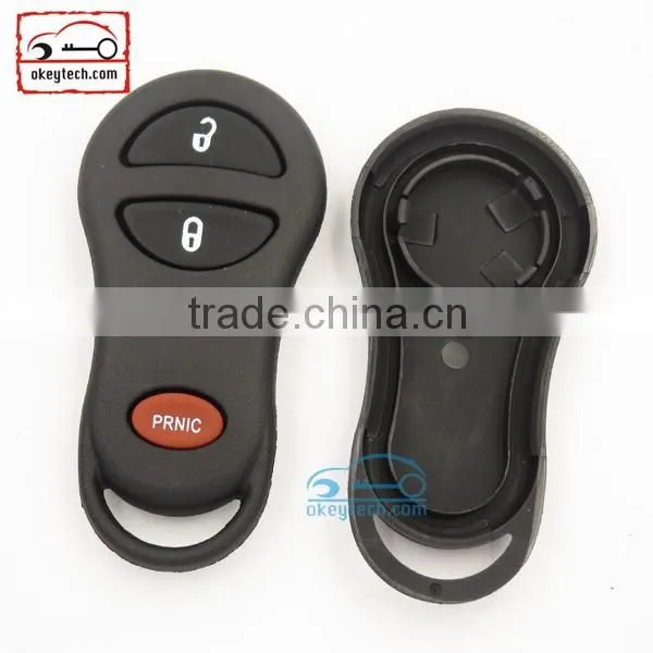 High Quatity Chrysler remote key shell 3 button with battery holder Car Key Chrysler romote key shell