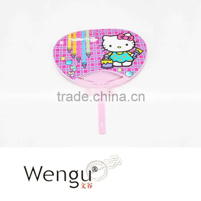 Customized cute plastic handheld fans ,pp fans ,plastic handheld fans supplier and manufacture