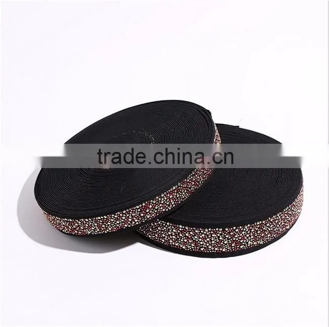 Wholesale Elastic Band With Rhinestones