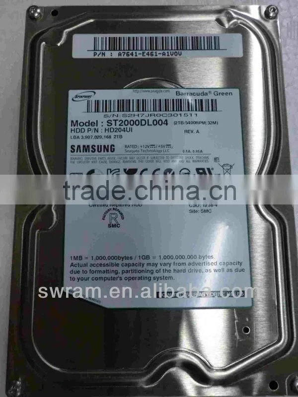 3.5" SATA 500GB 7200 RPM Interna HDD drive