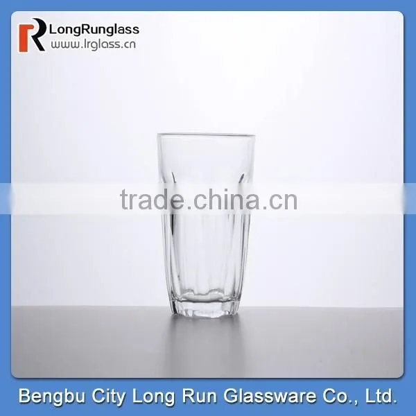 LongRun 266ml standard size clear home use drinking milk glass juice glass water glass tea cup