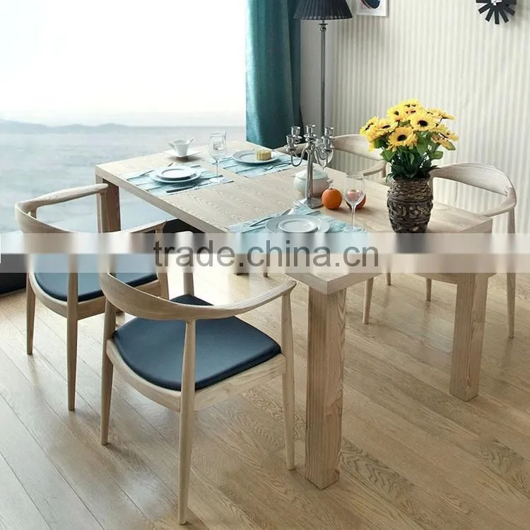 The Kennedy President Election Replica Wood Hans Wegner chair designer wood dining chair