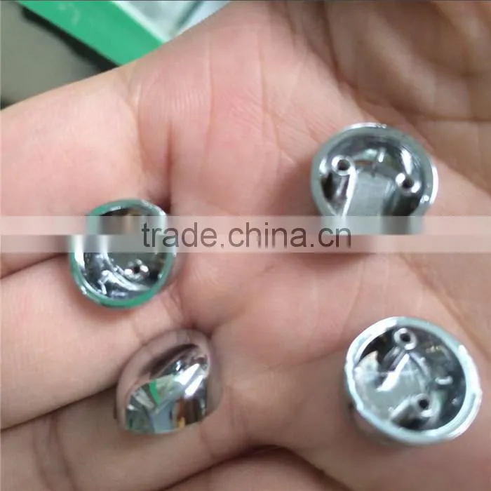 die casting Massage equipment metal accessories in white chrome palting