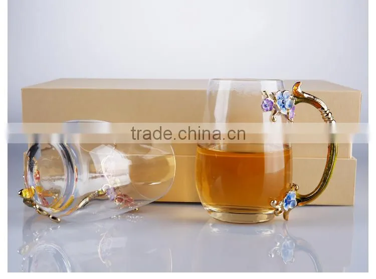 pewter design craft enamel gift water glass, beer mug