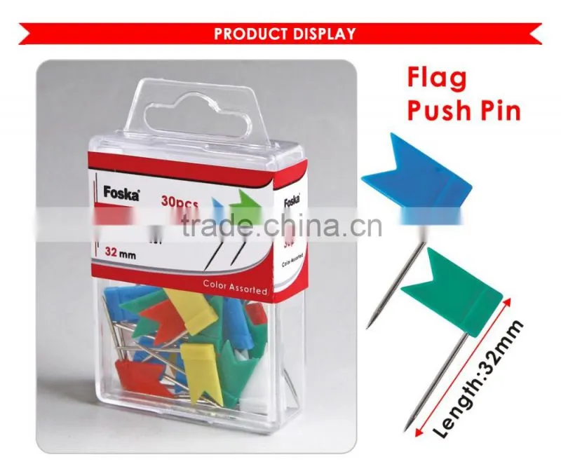 Good Quality Differeent Color Flag Push Pins.