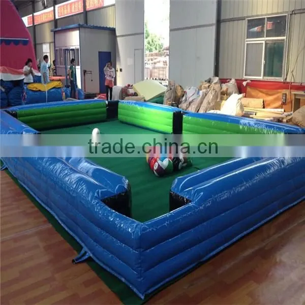 Inflatable foot ball pool ball table, snookball table and billiard soccer ball snook balls