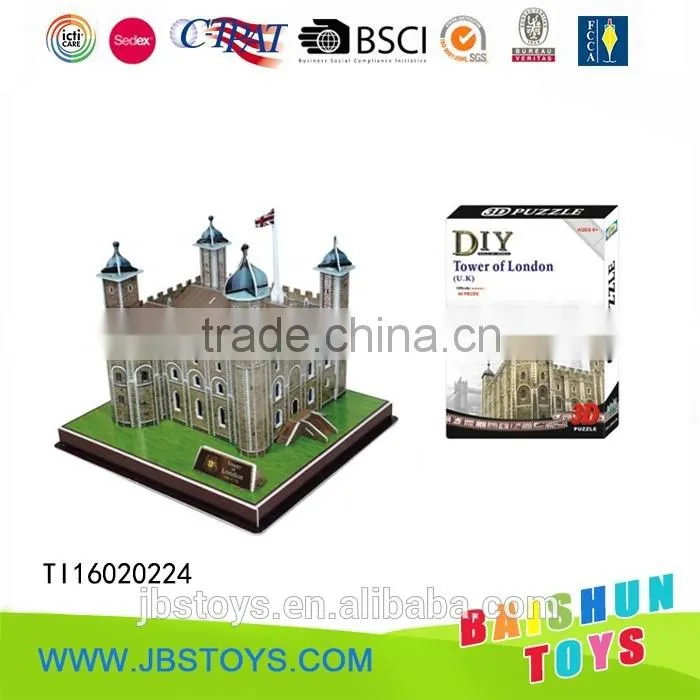 Sears Tower Diy 3d famous building puzzle