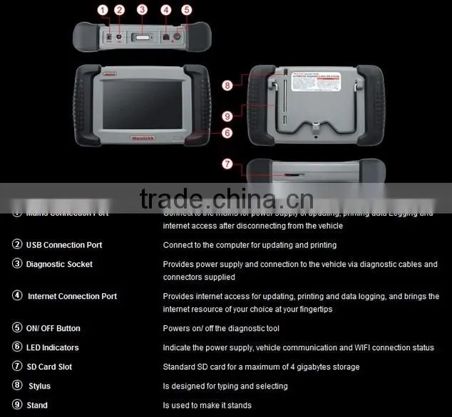 BEACON AUTEL Maxidas DS708 Auto Diagnostic Scanner with prime quality