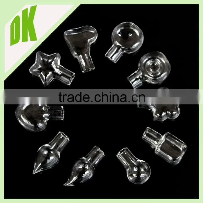 20ml 10ml 5 2ml Wide Mouth Tiny Jars/ small Vials with cork/ caps/ hook/ chain. Clear empty colored essential oil glass bottle