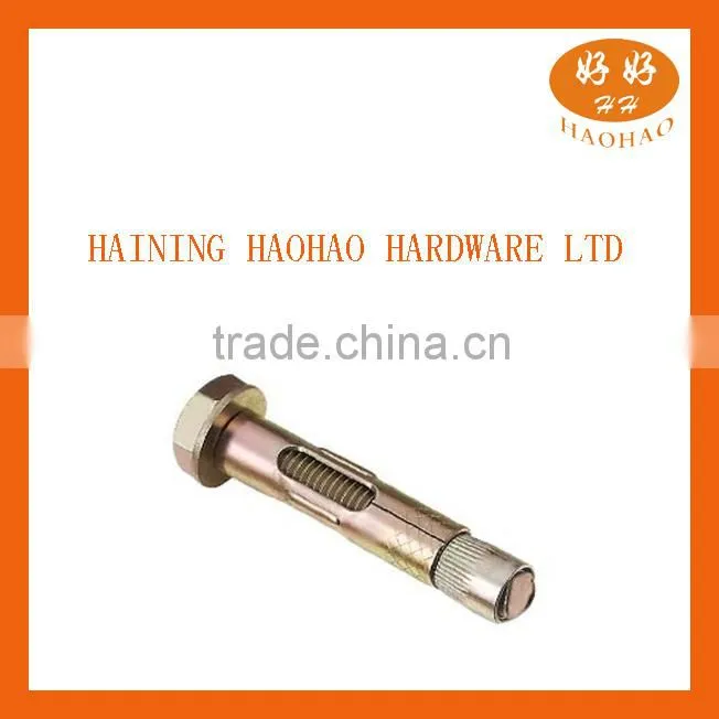 M10 Carbon Steel Yellow Zinc Plated Wedge Anchor