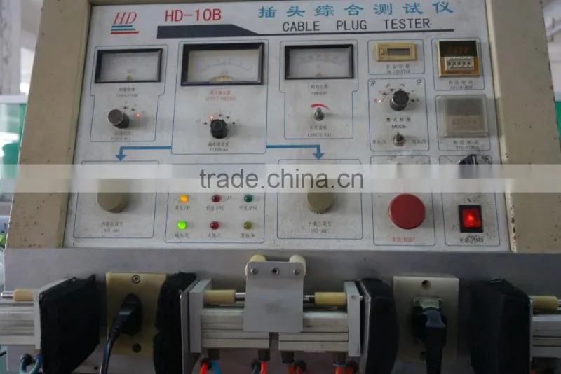 Whole sale UC 3 pin electric plug Brazil power cord plug