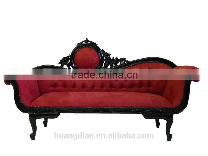 modern home living room furniture fabric chaise lounge chair set with wood legs LC7008