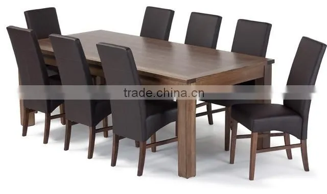 Wholesale long square table top wood restaurant dining table