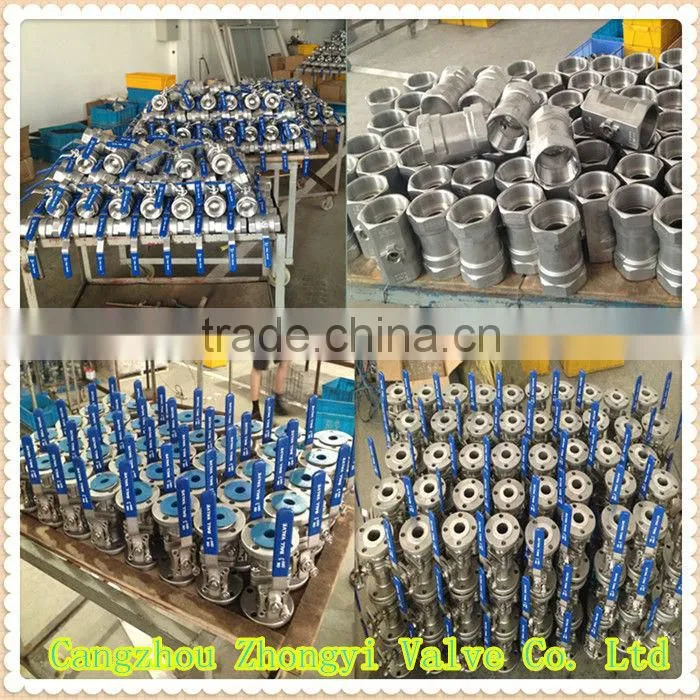 wholesale price 3-way(L/T-Port)1000Psi ball valve made in china