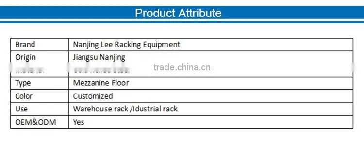 Multitier Heavy Duty Storage Mezzanine Floor