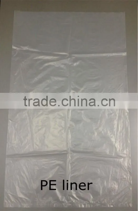 Sugar sack, pp woven bag with pe liner, 50kg