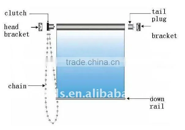 Sheer Manual Roller Blinds for Windows