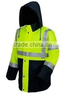 yellow safety reflective jacket ,reflective safety light jacket,work jacket with reflective stripes