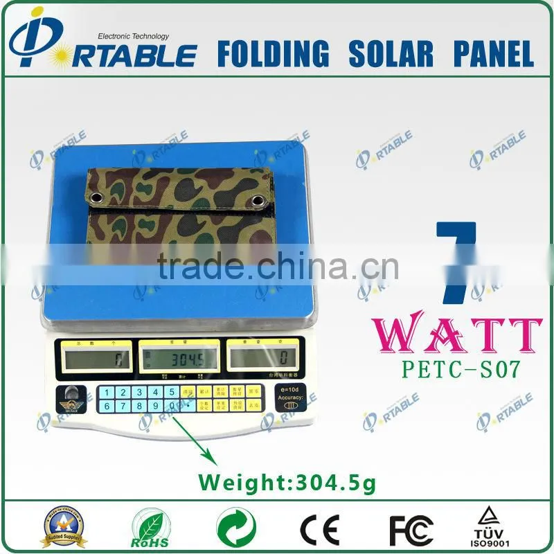7W solar chargers for athletes desert for emergency charging