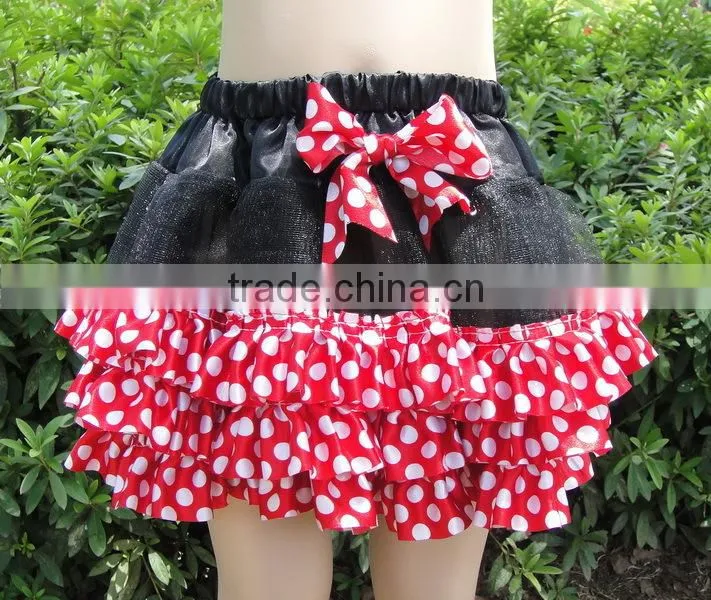 Hot sale cute children wear minu tutu skirt, boutique design baby girl summer wear tutu mini pettiskirt for sale
