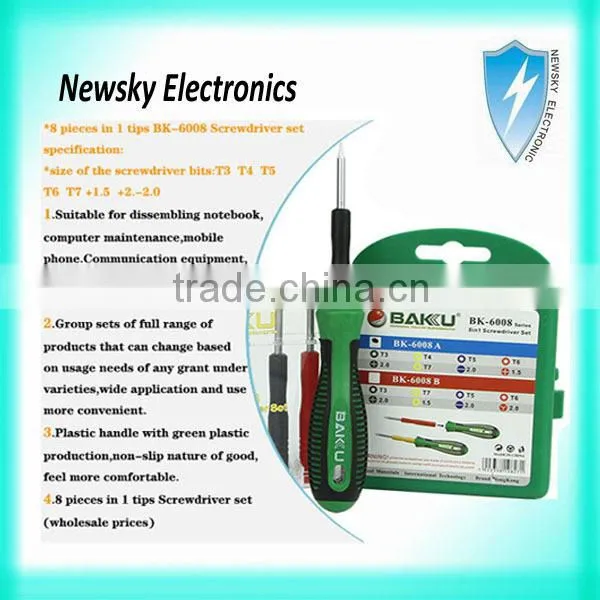 Wholesale Factory Price Screwdriver set with 8pcs Tips