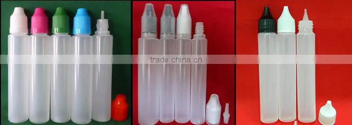 Alibaba China 5ml 10ml 15ml 20ml 30ml 50ml empty PE e-liquid bottle e cig bottle
