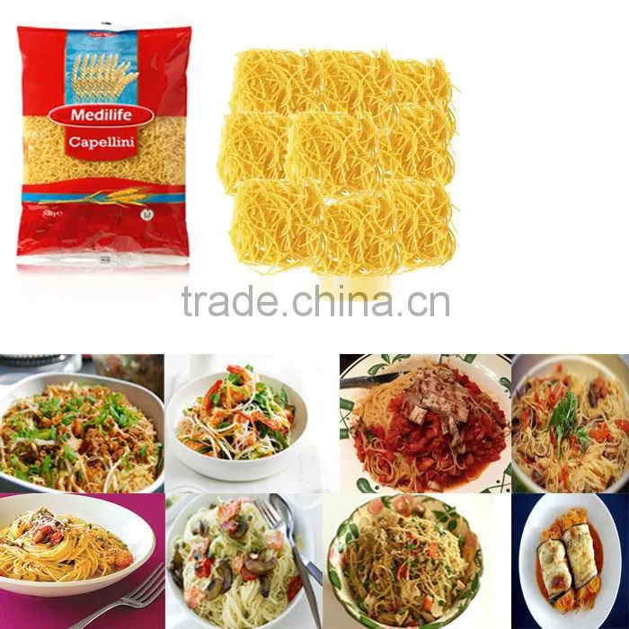 Durum Wheat semolina Capellini Pasta,Capellini Pasta High quality,Capellini 500g Bag,20 min cooking