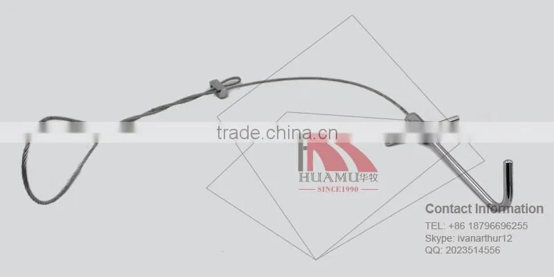 pig nose holder with silver stainless steel wire 100*90 mm
