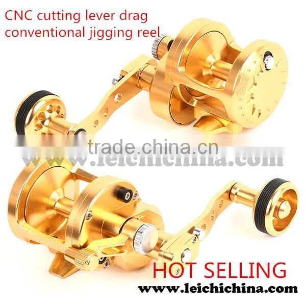 CNC cutting lever drag conventional fishing jigging reel