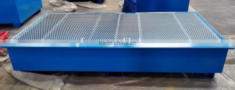 steel oil bin for collection function oil stroage cage