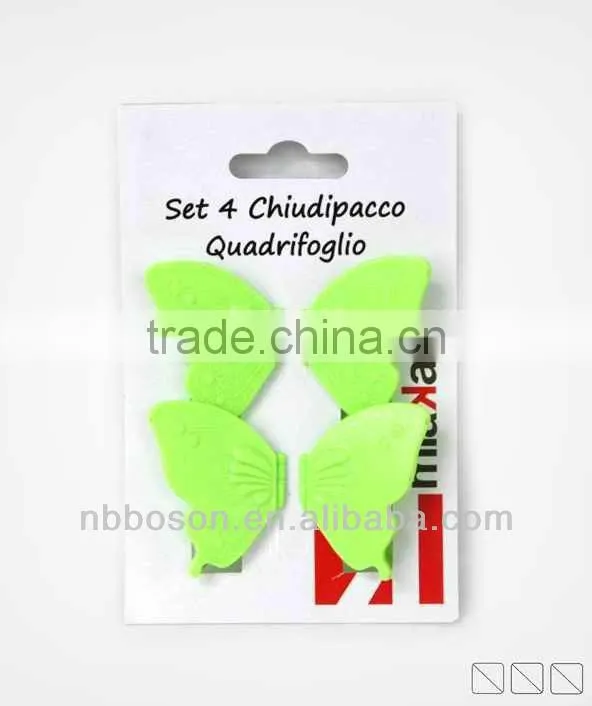 4pc lemon plastic bag clip
