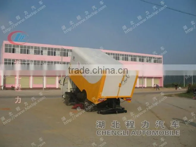 Dongfeng 100hps broom sweepers truck for sale