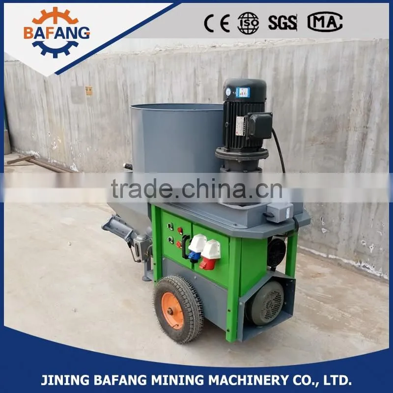 Wall Mortar Sprayer Machine/Cement concrete sprayer with concrete mixer