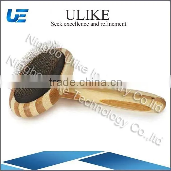 Natural bamboo dog slicker brushes / Pet slicker brushes