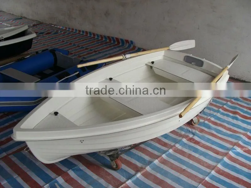 Small Fiberglass Fishing Boat Rowing Boat2.7m with CE certification