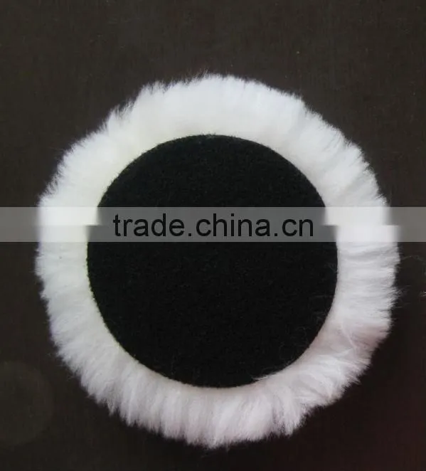 100% sheepskin wool polishing pad